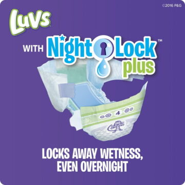 baby-wearing-luvs-size-2-diapers.jpg Baby comfort in Luvs Size 2 premium diapers USA