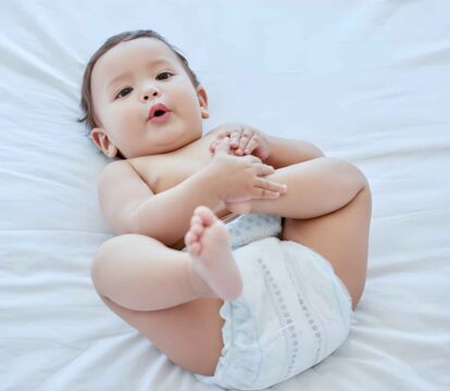 “Soft and gentle Pampers Swaddlers Size 1 diapers with ultra absorb layer”