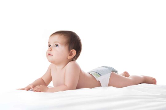 Huggies Little Movers Size 5 120-count diapers with leak protection