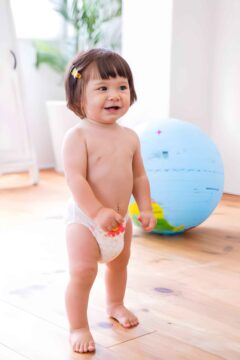 Huggies Little Movers Size 5 diapers 120 count pack for active toddlers