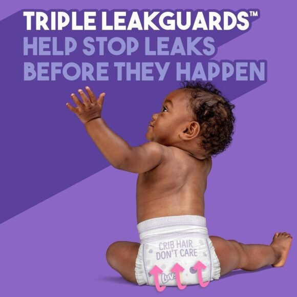 Luvs with Size 2 Ultra Leakguards Diapers, 40 count per pack - 2 per case.2 - Image 4