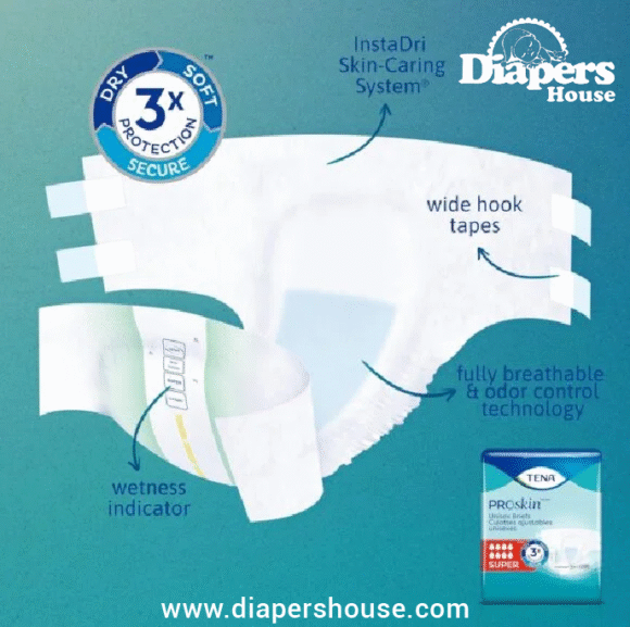 Heavy-Duty Unisex Incontinence Briefs – Large, 56 Count – Disposable, Maximum Absorbency - Image 4