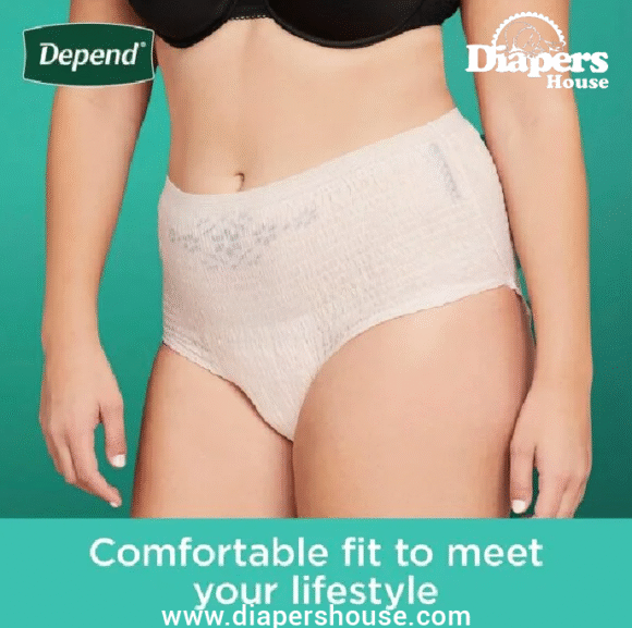 Depend Women’s Disposable Underwear – Medium, Blush, 30 Count – Maximum Protection for Bladder Leaks & Postpartum Care - Image 3