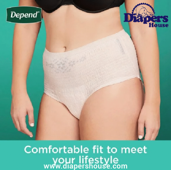Overnight Leak-Proof Protection for Women – 60 Medium Disposable Underwear (Blush, 4 Packs of 15) – Ideal for Postpartum and Bladder Support - Image 4
