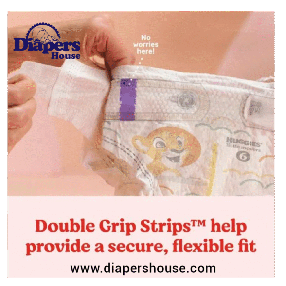 Huggies Little Movers, Size 5 Diapers for 27+ lbs Toddlers – 2 Packs of 60 (Total 120 Diapers) - Image 9