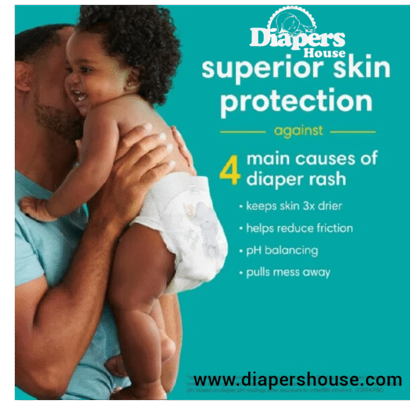 Pampers Swaddlers Size 1 | Ultra Absorbent Baby Diapers - Image 4