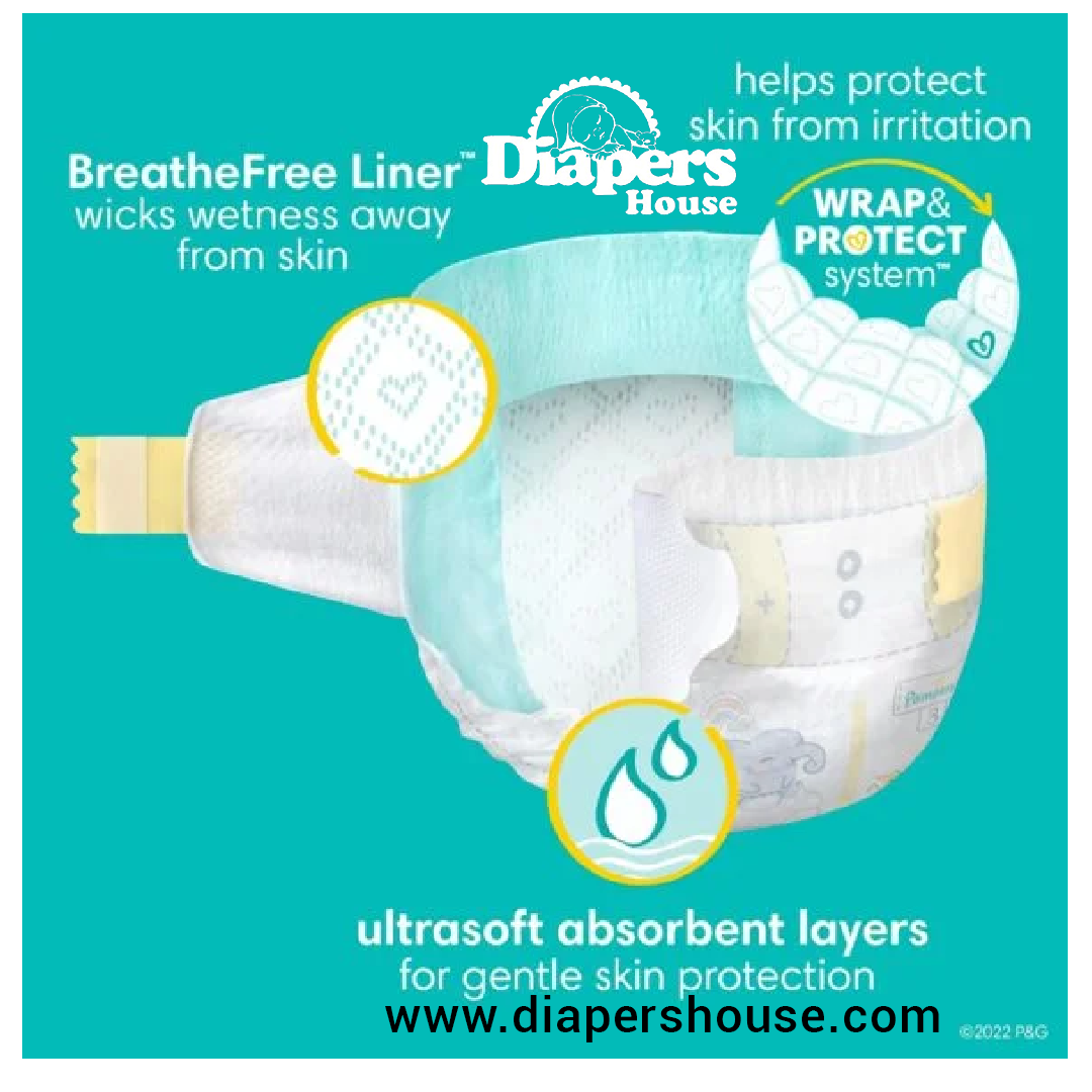 Pampers Swaddlers Size 1 | Ultra Absorbent Baby Diapers - Image 5