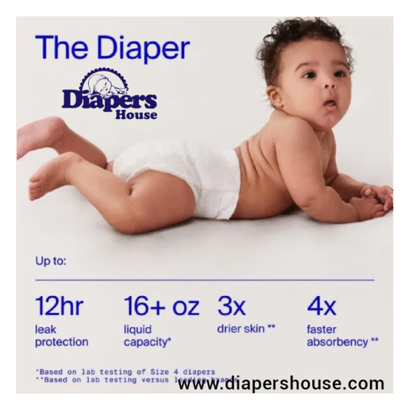 Coterie Baby Diaper & Wipe Set, Size 1 (198 Diapers) & Newborn (93 Diapers) with 4 Wipe Packs (224 Wipes) – Made with Plant-Based Ingredients, Hypoallergenic for Delicate Skin - Image 3