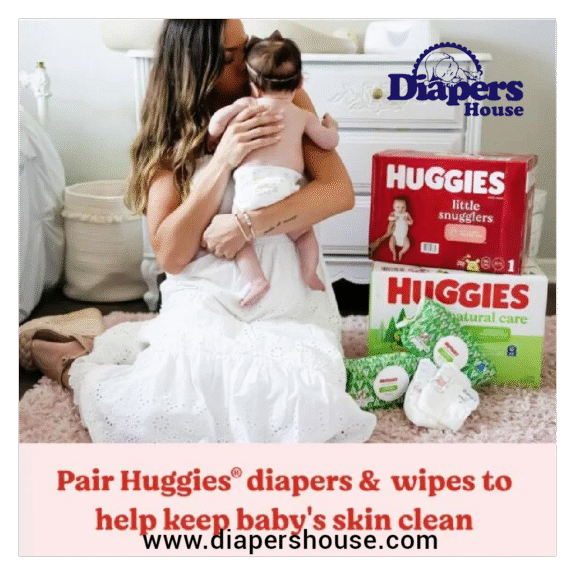 Huggies Natural Care Sensitive Wipes, Unscented & Hypoallergenic, 6 Flip-Top Packs (288 Wipes) - Image 8