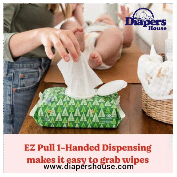 Huggies Natural Care Sensitive Wipes, Unscented & Hypoallergenic, 6 Flip-Top Packs (288 Wipes) - Image 9