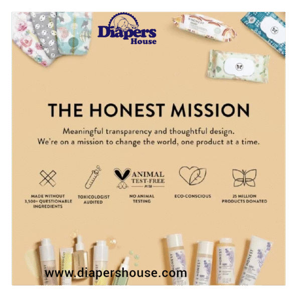 The Honest Company Clean Conscious Diapers – Hypoallergenic, Fragrance-Free, and Gentle for Sensitive Skin | Gender-Neutral Designs | Size 1 (8-14 lbs), 78 Count Club Box - Image 9