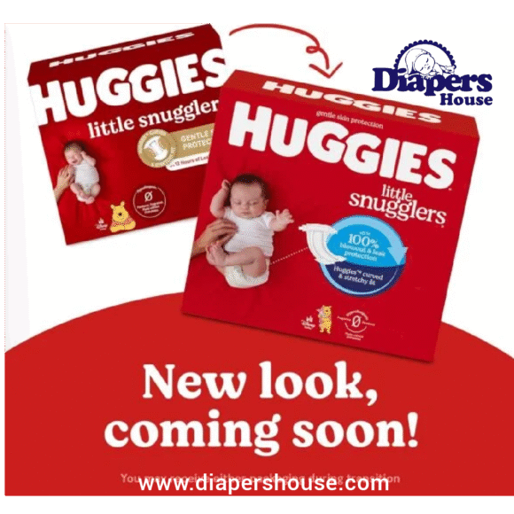 Huggies Little Snugglers Diapers, Size 1 (8–14 lbs), 32-Count Pack – Soft and Gentle for Newborns - Image 2
