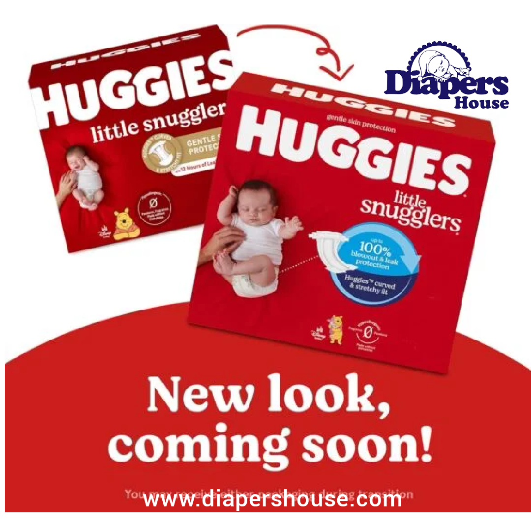 Huggies Little Snugglers Diapers, Size 1 (8–14 lbs), 32-Count Pack – Soft and Gentle for Newborns - Image 2