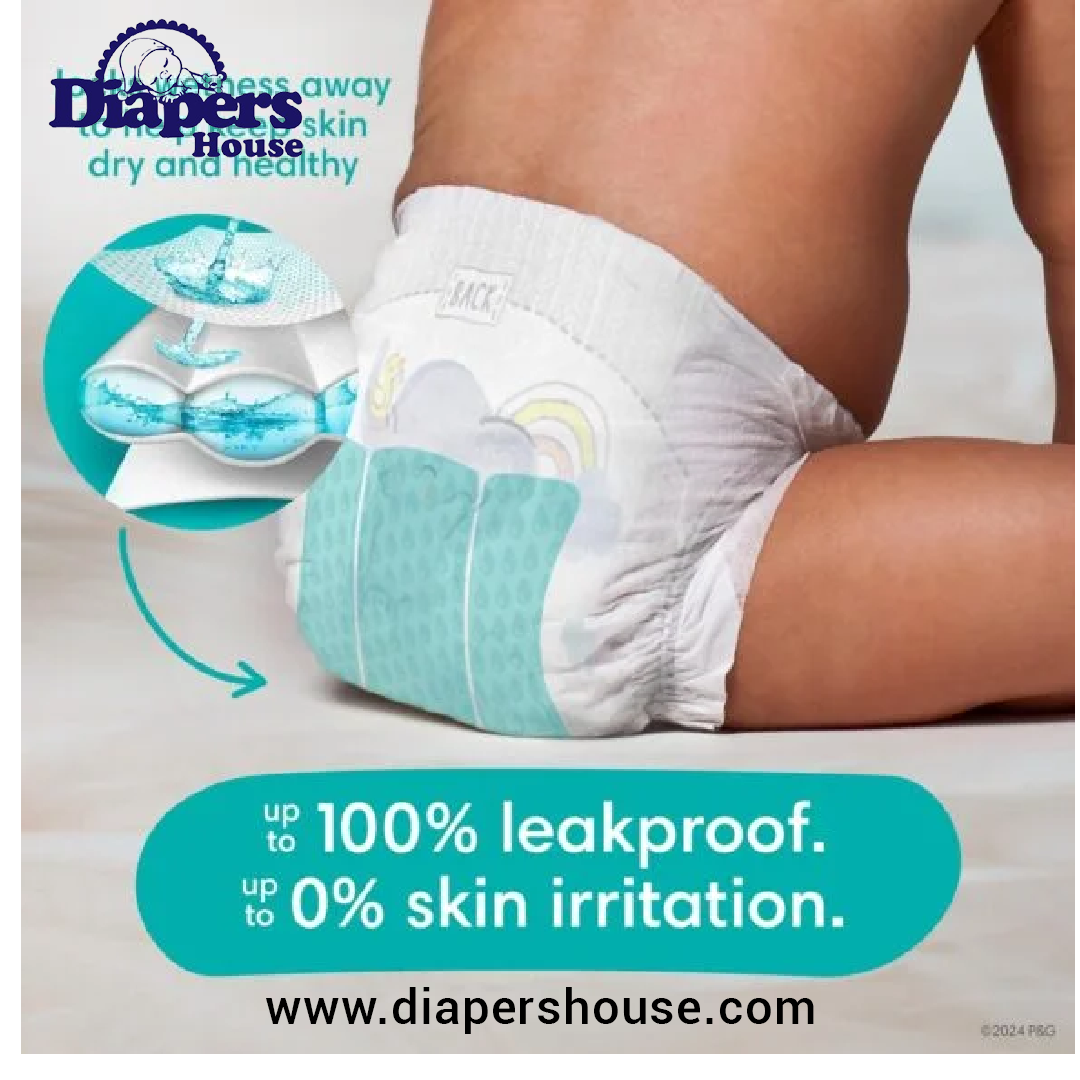 Pampers Swaddlers Diapers, Size 1 – 96 Count Pack of Ultra-Absorbent Disposable Diapers for Newborns - Image 2