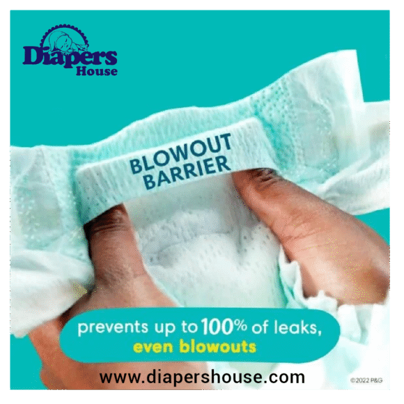 Pampers Swaddlers Diapers, Size 1 – 96 Count Pack of Ultra-Absorbent Disposable Diapers for Newborns - Image 3