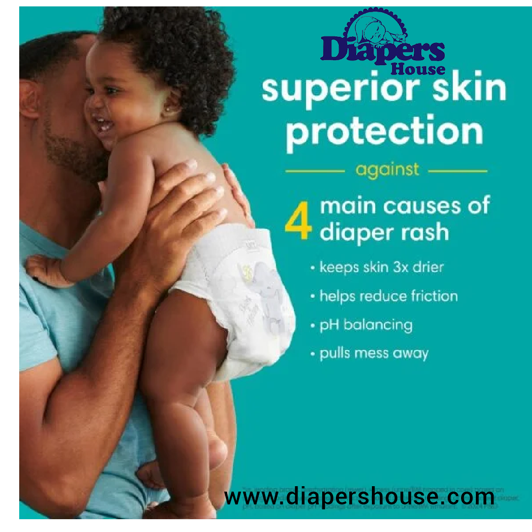 Pampers Swaddlers Diapers, Size 1 – 96 Count Pack of Ultra-Absorbent Disposable Diapers for Newborns - Image 4