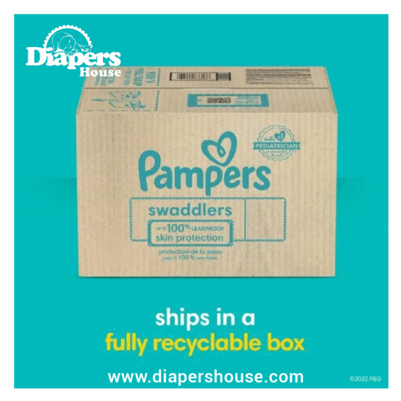 Pampers Swaddlers Diapers, Size 1 – 96 Count Pack of Ultra-Absorbent Disposable Diapers for Newborns - Image 6