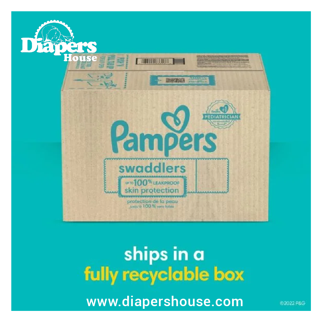 Pampers Swaddlers Diapers, Size 1 – 96 Count Pack of Ultra-Absorbent Disposable Diapers for Newborns - Image 6