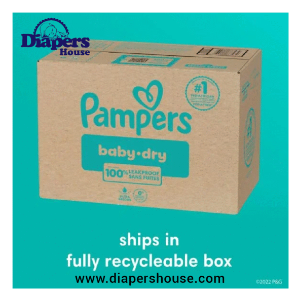 Pampers Baby Dry Diapers, Size 1 – 44 Count Pack of Absorbent Disposable Diapers for Infants, Packaging May Vary - Image 3