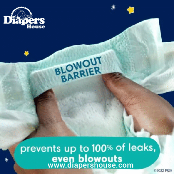 Pampers Swaddlers Overnight Diapers – Size 4, 58 Count – Nighttime Protection, Soft Disposable Baby Diapers - Image 3