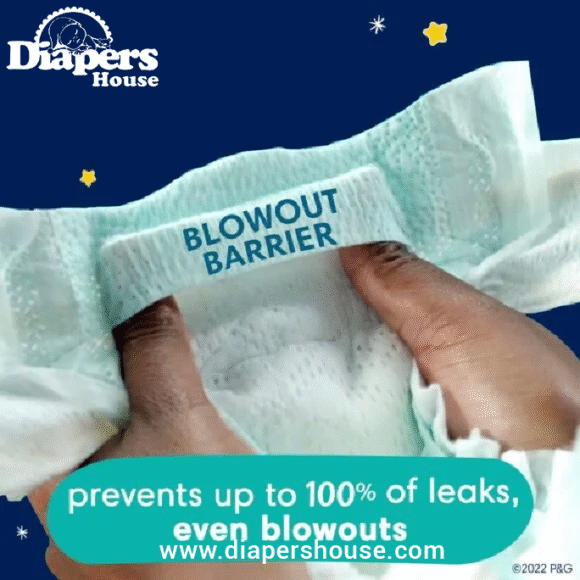 Pampers Swaddlers Overnight Diapers – Size 4, 58 Count – Extra Absorbent, Nighttime Skin Protection for Babies - Image 3