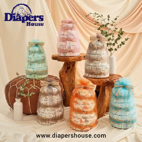 The Honest Company Diaper Cake – Clean Conscious Diapers & Plant-Based Wipes, Rose Blossom, Size 1 (8-14 lbs), 35 Count - Image 3