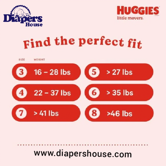 Huggies Little Movers Diapers – Size 5 (27+ lbs), 132 Count, Comfortable Fit for Active Babies (Packaging - Image 3