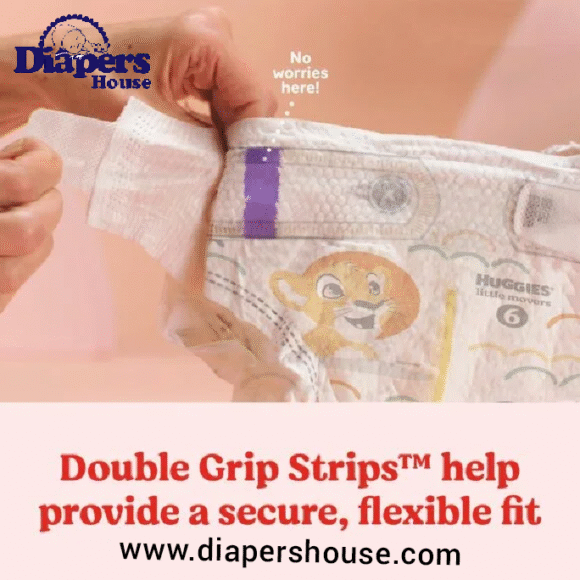 Huggies Little Movers Diapers – Size 6 (35+ lbs), 108 Count, Secure & Flexible Fit for Active Toddlers (Packaging May Vary) - Image 6