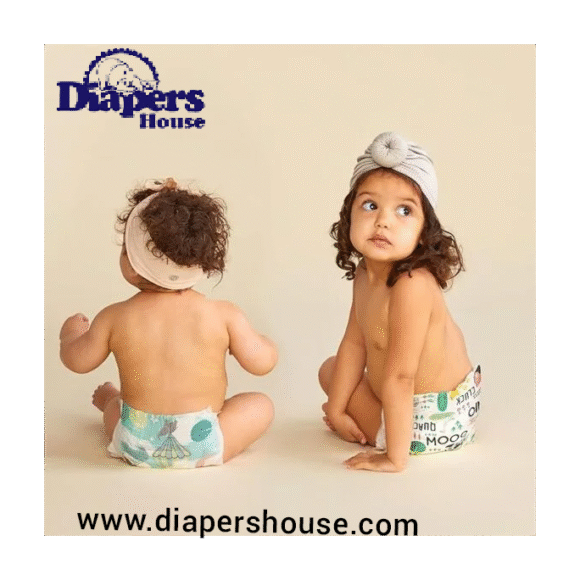 The Honest Co. Eco-Friendly Diapers – Size 1 (8–14 lbs), 78 Count – Plant-Based, Gentle Fit with Above It All & Barnyard Babies Designs - Image 4