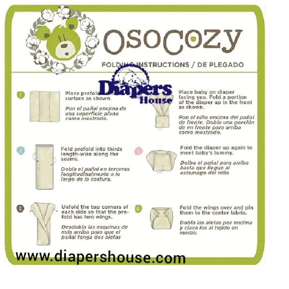 Gerber Unisex Baby Birdseye 3-Ply Prefold Cloth Diapers, White, 10-Pack for Boys and Girls - Image 4