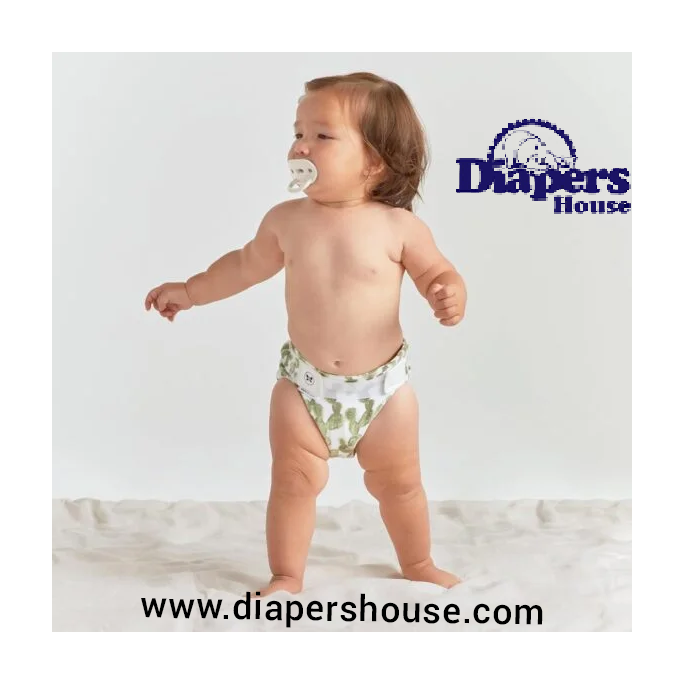 Honest Hybrid Cloth Diaper Covers with Pocket-Sling, Medium (12-25 lbs) – Leak-Resistant, Compatible with Disposable or Reusable Boosties Inserts, 3-Pack of Cotton Muslin Covers - Image 7