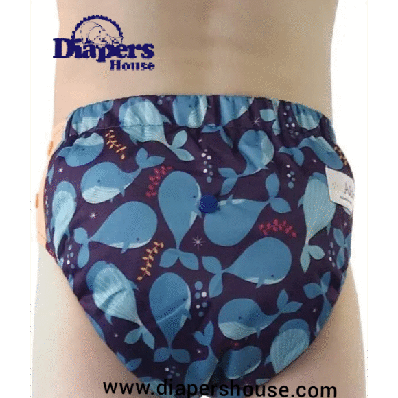 All-in-One Reusable Hybrid Cloth Diaper – Training Pants, Swim Diaper, and Special Needs Briefs for Ages Baby to 10 Years (Size 3, Black Arrow Pattern) - Image 8