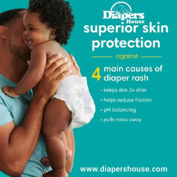 Pampers Swaddlers Size 3 Diapers, 136 Count – Soft and Comfortable Disposable Baby Diapers for Gentle Care - Image 3