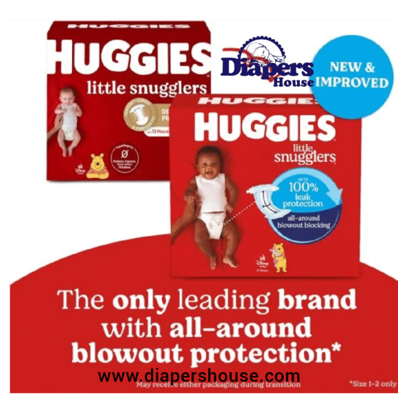 Huggies Little Snugglers Diapers, Size 2 for Babies 12–18 lbs, 186 Count (3 Packs of 62) – Packaging May Differ - Image 3