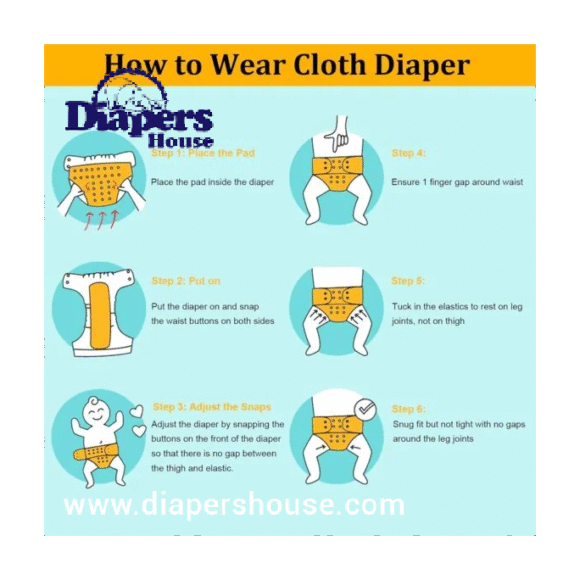 babygoal Reusable Pocket Diapers – 6 Washable Covers with 10 Soft Inserts (Microfiber & Bamboo), One-Size Fit for Boys, Designed for Comfort & Dryness - Image 6