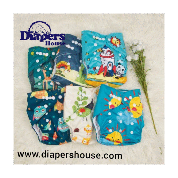 babygoal Reusable Pocket Diapers – 6 Washable Covers with 10 Soft Inserts (Microfiber & Bamboo), One-Size Fit for Boys, Designed for Comfort & Dryness - Image 7