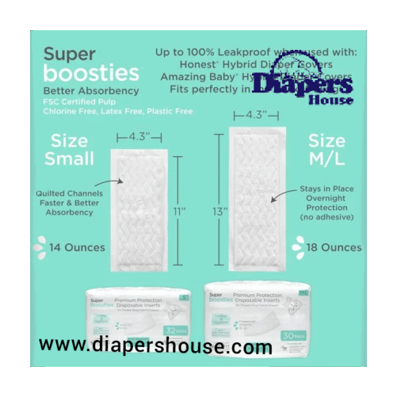 Honest Reusable Hybrid Diaper Covers with Pocket-Sling, Size Large (22–40 lbs) – 3-Pack Cotton Muslin, Leak-Resistant Design for Day & Night, Compatible with Boosties Inserts - Image 7