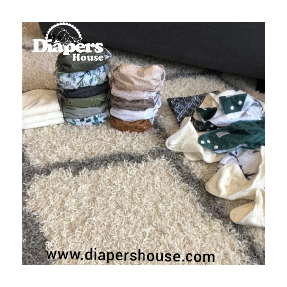 Nora’s Nursery Reusable Baby Cloth Pocket Diaper Inserts – 10-Pack Absorbent and Washable Inserts - Image 4