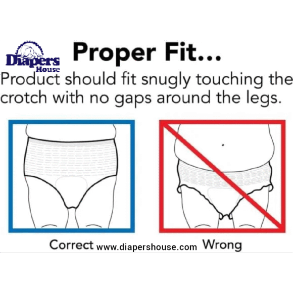 Adult Swim Pull-Up Underwear – Unisex, Disposable with Tear-Away Side Seams, Medium (34"-48" Waist), 20 Count (Single Pack) - Image 4