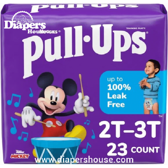 Boys’ Potty Training Pants – Size 2T-3T (16-34 lbs), 23-Count Training Underwear for Toddlers