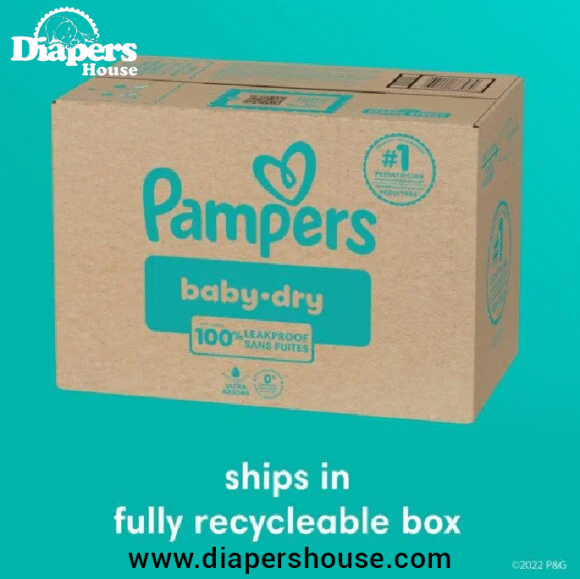 Pampers Baby Dry Diapers, Size 1 (120 Count) – Long-Lasting Absorbent Disposable Diapers for Infants (Packaging May Vary) - Image 9