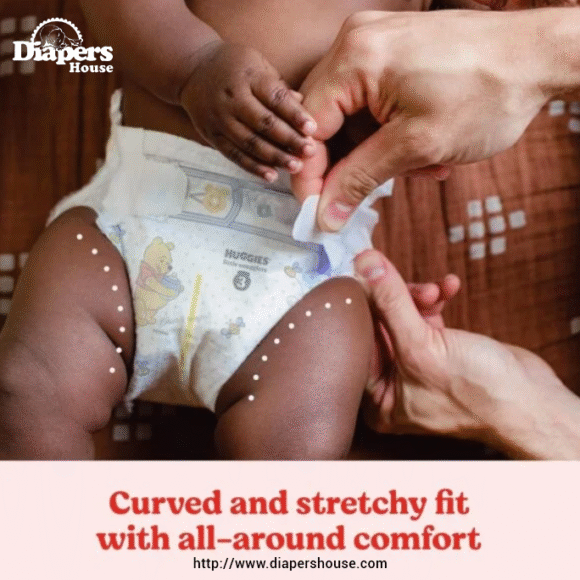 Huggies Newborn Diapers- Size 1 for 8–14 lbs, Pack of 32 - Soft & Gentle Baby Protection - Image 5